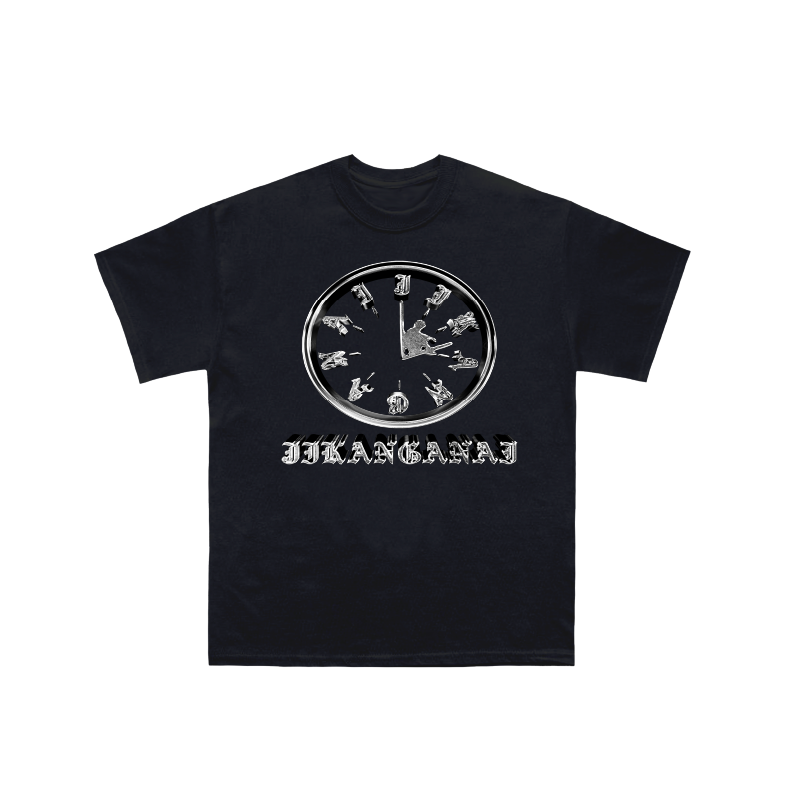 Jikanganai (THERE IS NO TIME) Short Sleeve T Shirt (FRONT DESIGN ONLY)